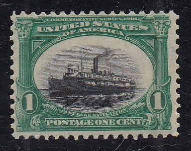 # 294 (1901) Steamship - Sgl, MNH [3]