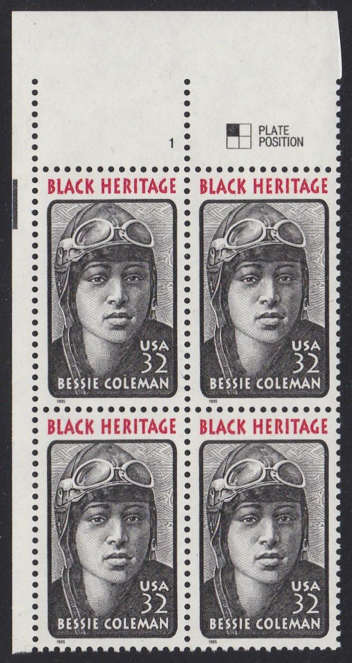 # 2956 (1995) Coleman - PB, UL #1, MNH
