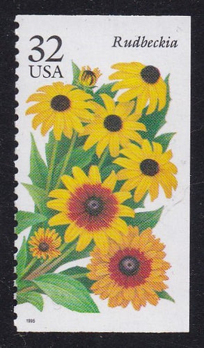 # 2995 (1995) Fall Garden Flowers, Rudbeckia - Bklt sgl, MNH
