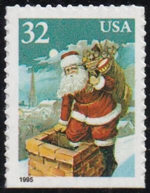 # 3010 (1995) Holiday Greetings - Bklt sgl, MNH
