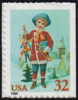# 3009 (1995) Holiday Greetings - Bklt sgl, MNH