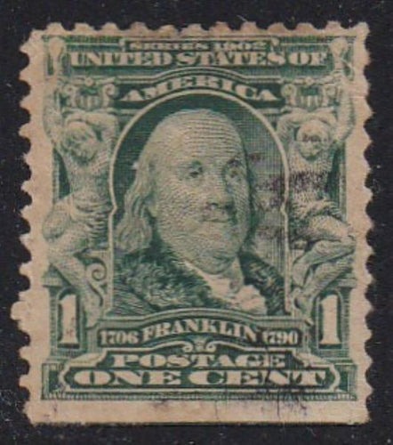 # 300 (1903) Franklin - Sgl, Used [1]