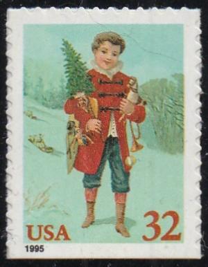 # 3011 (1995) Holiday Greetings - Bklt sgl, MNH