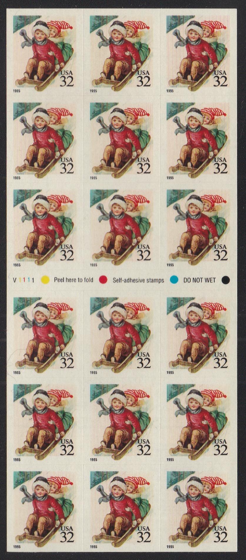 # 3013a (1995) Sledding - BKLT, #V1111, MNH