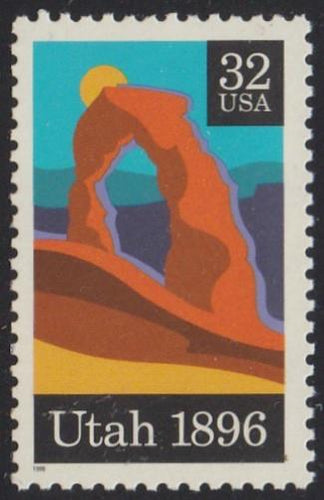 # 3024 (1996) Utah - Sgl, MNH