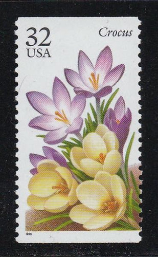# 3025 (1996) Winter Garden Flowers, Crocus - Bklt sgl, MNH