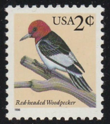 # 3032 (1996) Woodpecker - Sgl, MNH