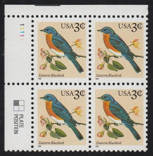 # 3033 (1996) Bluebird - PB,  UL #11111 + Diagram, MNH
