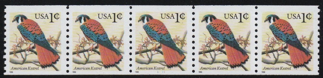 # 3044 (1996) Kestrel, small date - PS/5, #1111, MNH