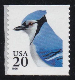 # 3053 (1996) Blue Jay - Coil sgl, MNH