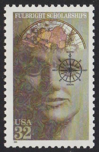 # 3065 (1996) Fulbright Scholarship - Sgl, MNH