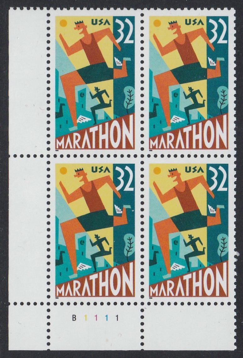 # 3067 (1996) Marathon - PB, LL #B1111, MNH