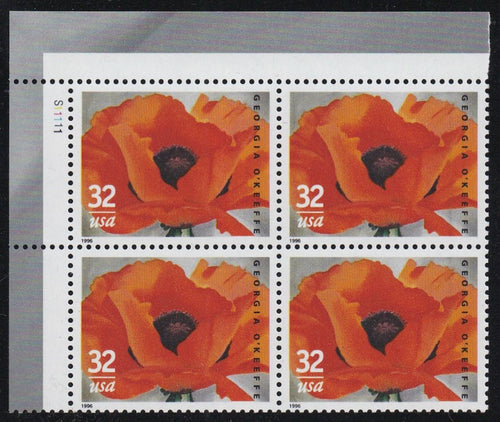 # 3069 (1996) O'Keeffe - PB, UL #S11111, MNH