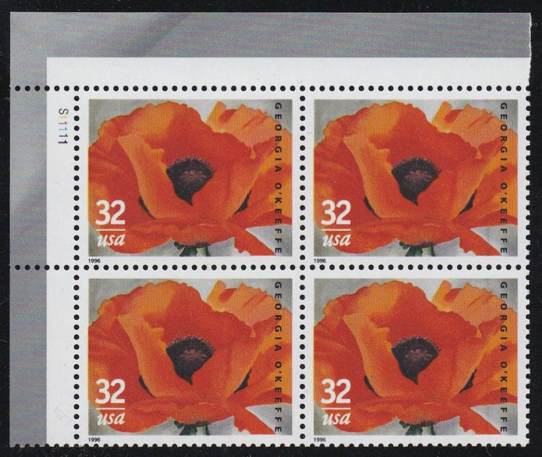 # 3069 (1996) O'Keeffe - PB, UL #S11111, MNH