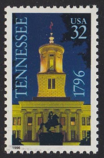 # 3070 (1996) Tennessee - Sgl, MNH