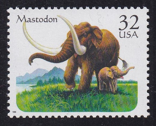 # 3079 (1996) Mastodon - Sgl, MNH