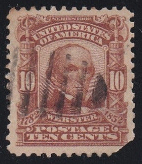 # 307 (1903) Webster - Sgl, Used, fault [2]
