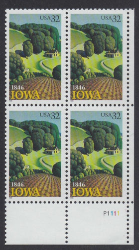 # 3088 (1996) Iowa - PB, LR #P1111, MNH