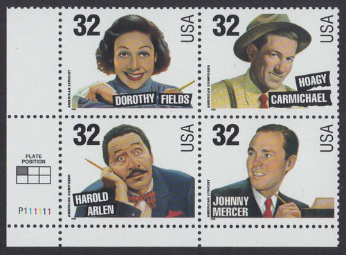 # 3100-03 (1996) Songwriters - PB, LL #P111111, MNH