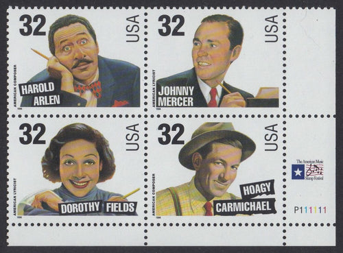 # 3100-03 (1996) Songwriters - PB, LR #P111111, MNH
