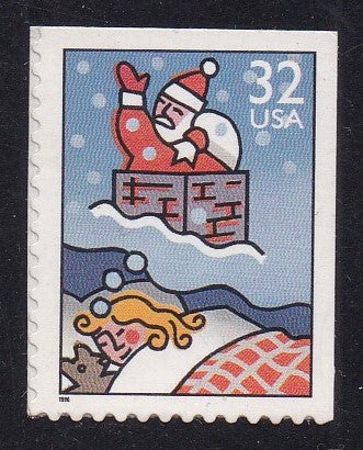 # 3115 (1996) Family Holiday, Santa - Bklt sgl, MNH