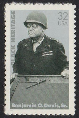 # 3121 (1997) Gen. Ben Davis - Sgl, MNH