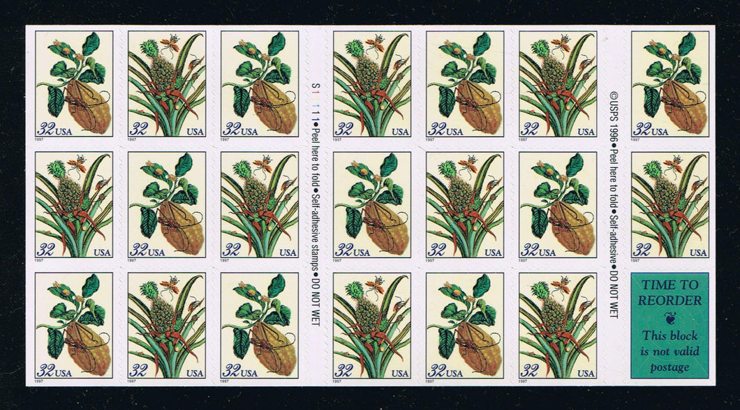 # 3127a (1997) Botanical Prints - BKLT, S11111, MNH