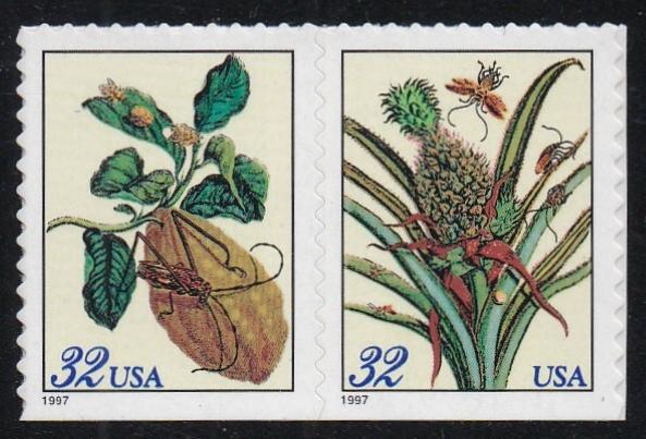 # 3127b (1997) Botanical Prints - Bklt pr, MNH