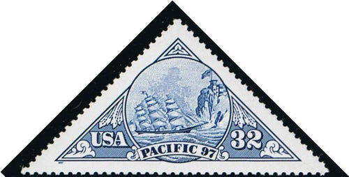 # 3130 (1997) Stamp Exposition, Clipper Ship - Sgl, MNH