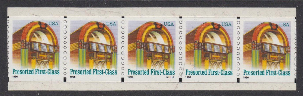 # 3132 (1997) Juke Box - PS/5, #M11111, MNH