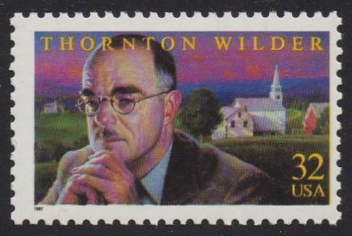 # 3134 (1997) Thornton Wilder - Sgl, MNH