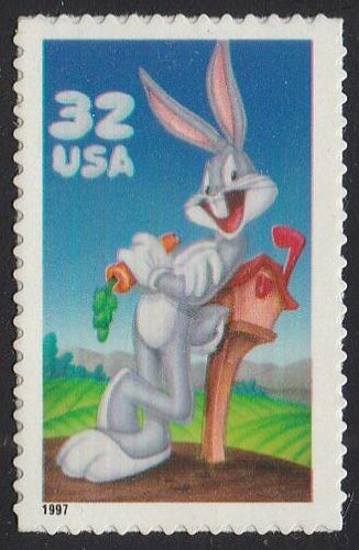 # 3137a (1997) Bugs Bunny, Peak/Peak - Sgl, MNH