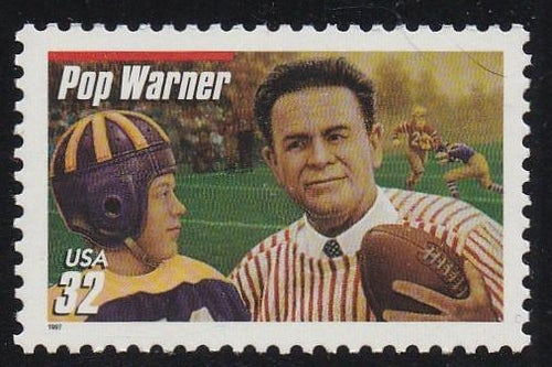 # 3149 (1997) Pop Warner, Football - Sgl, MNH