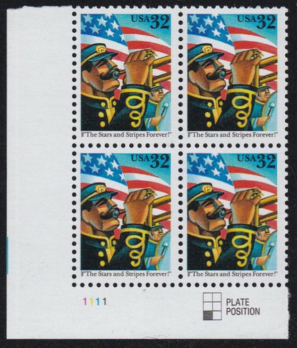 # 3153 (1997) Stars n Stripes - PB, LL #1111, MNH
