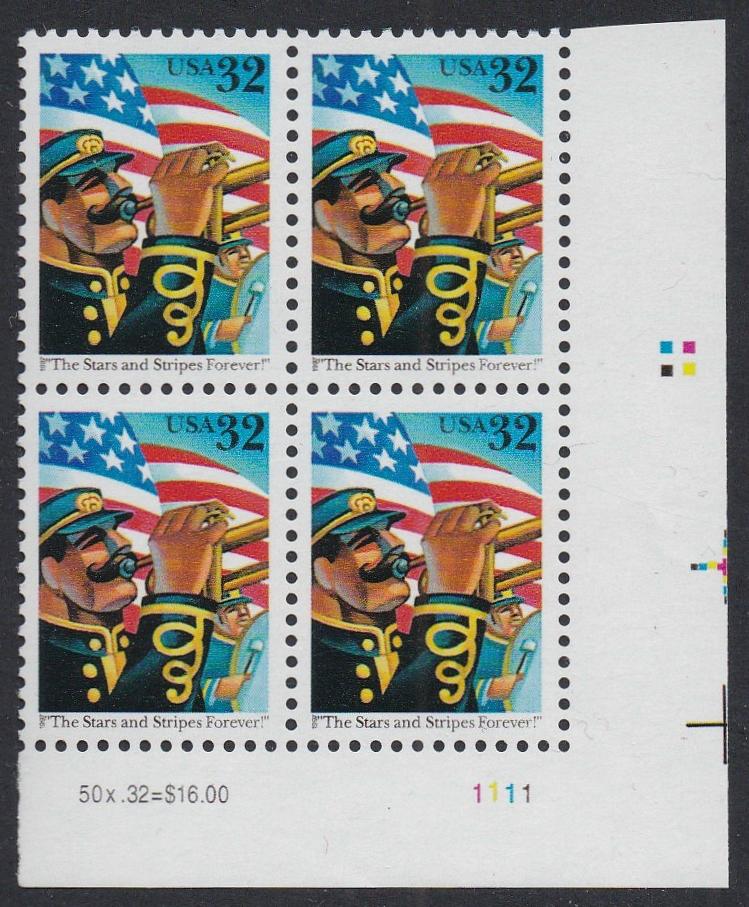 # 3153 (1997) Stars n Stripes - PB, LR #1111, MNH