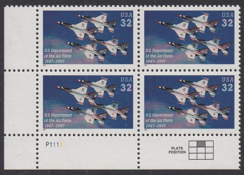 # 3167 (1997) Air Force - PB, LL #P1111, MNH
