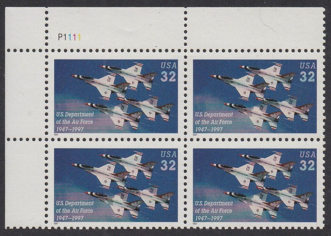 # 3167 (1997) Air Force - PB, UL #P1111, MNH
