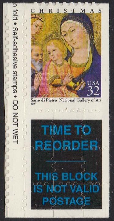 # 3176 (1997) Madonna - Bklt sgl with Label, MNH