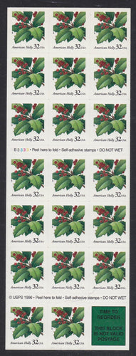 # 3177a (1997) Holly - BKLT, #B3333, MNH