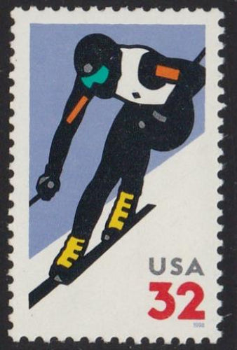 # 3180 (1998) Alpine Skiing - Sgl, MNH