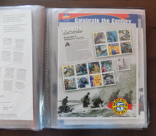 # 3182-91 Celebrate the Century Stamp Mini Sheets Issue with Padded Binder