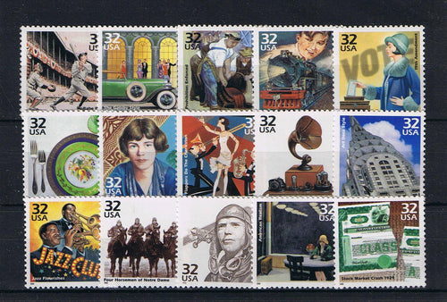 # 3184 (1998) Celebrate the Century, 1920's - Sgls, MNH
