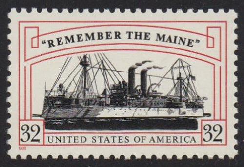 # 3192 (1998) Remember the Maine - Sgl, MNH