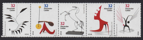 # 3198-3202 (1998) Calder, Sculptor - Strip/5, MNH