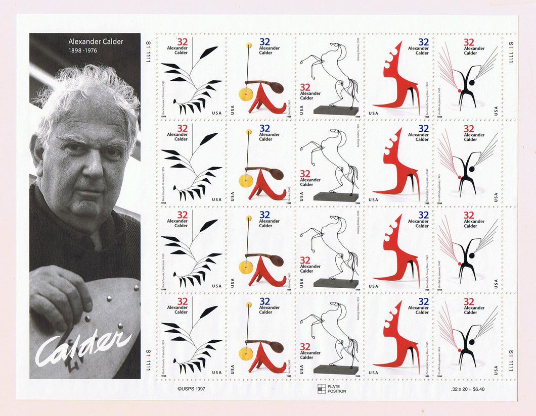# 3198-3202 (1998) Calder - Pane, MNH