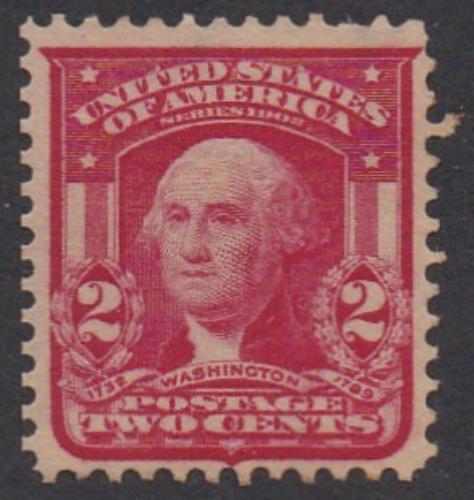 # 319 (1903) Washington, Type I, carmine - Sgl, MNH
