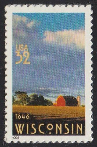 # 3206 (1998) Wisconsin - Sgl, MNH