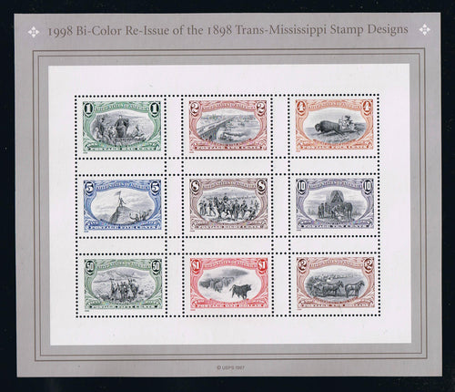 # 3209 (1998) Trans-Mississippi Centennial - Pane, MNH