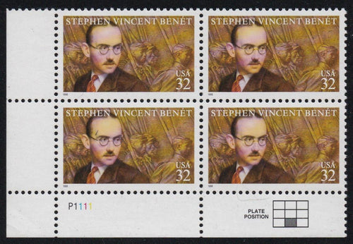 # 3221 (1998) Stephen V Benet - PB, LL #P1111, MNH
