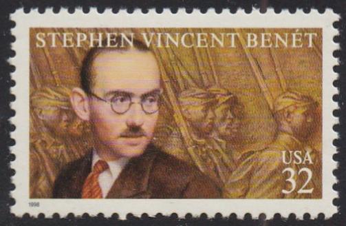 # 3221 (1998) Stephen V Benet - Sgl, MNH